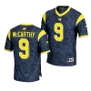 michigan wolverines j.j. mccarthy navy highlight print football fashion jersey scaled