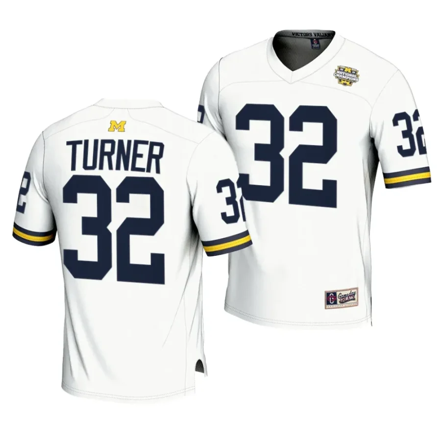 michigan wolverines james turner white cfbplayoff 2023 national champions lightweight fashion jersey scaled