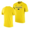 michigan wolverines maize cfbplayoff 2023 national champions performance men t shirt scaled