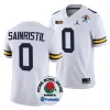 michigan wolverines mike sainristil white 2024 rose bowl college football playoff jersey scaled