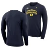 michigan wolverines navy cfbplayoff 2023 national champions legend performancelong sleeve men t shirt scaled