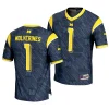 michigan wolverines navy highlight print football fashion jersey scaled