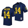michigan wolverines roman wilson navy authentic football mitchell ness jersey scaled