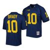 michigan wolverines tom brady navy authentic football mitchell ness jersey scaled