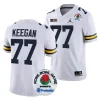 michigan wolverines trevor keegan white 2024 rose bowl college football playoff jersey scaled