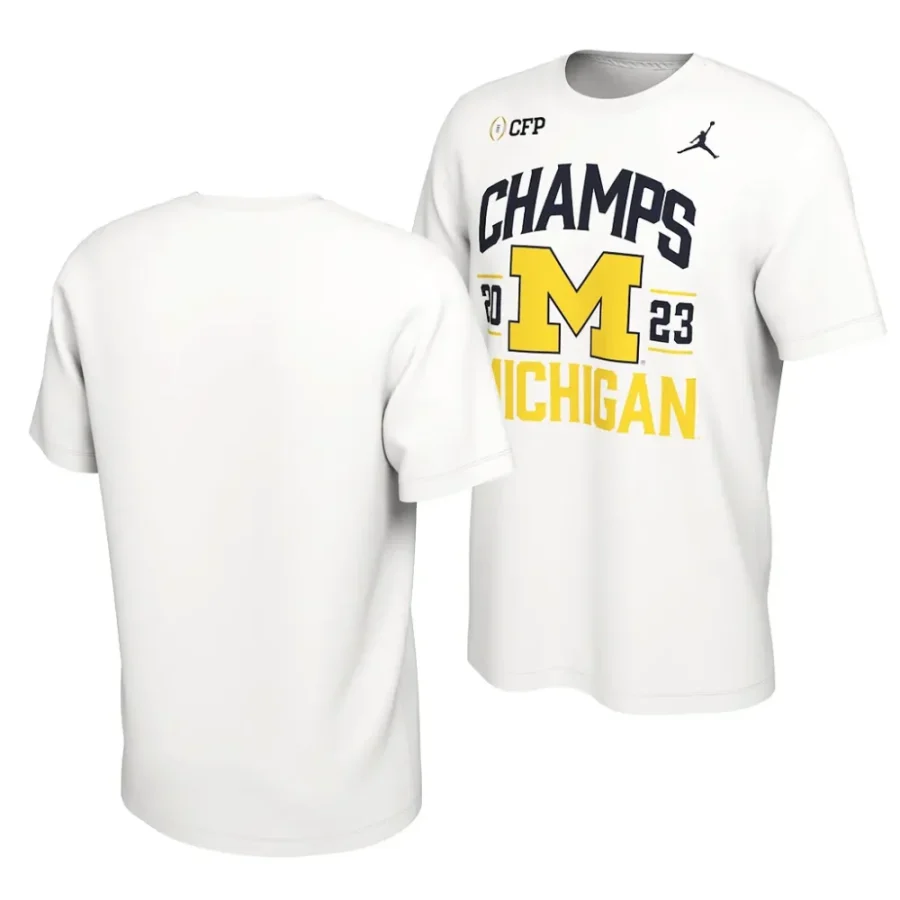 michigan wolverines white cfbplayoff 2023 national champions retro men t shirt scaled