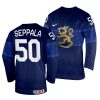 mikael seppala navy 2022 iihf world championship finland away jersey scaled