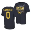 mike sainristil navy 2024 national championship cfbplayoff game t shirts scaled