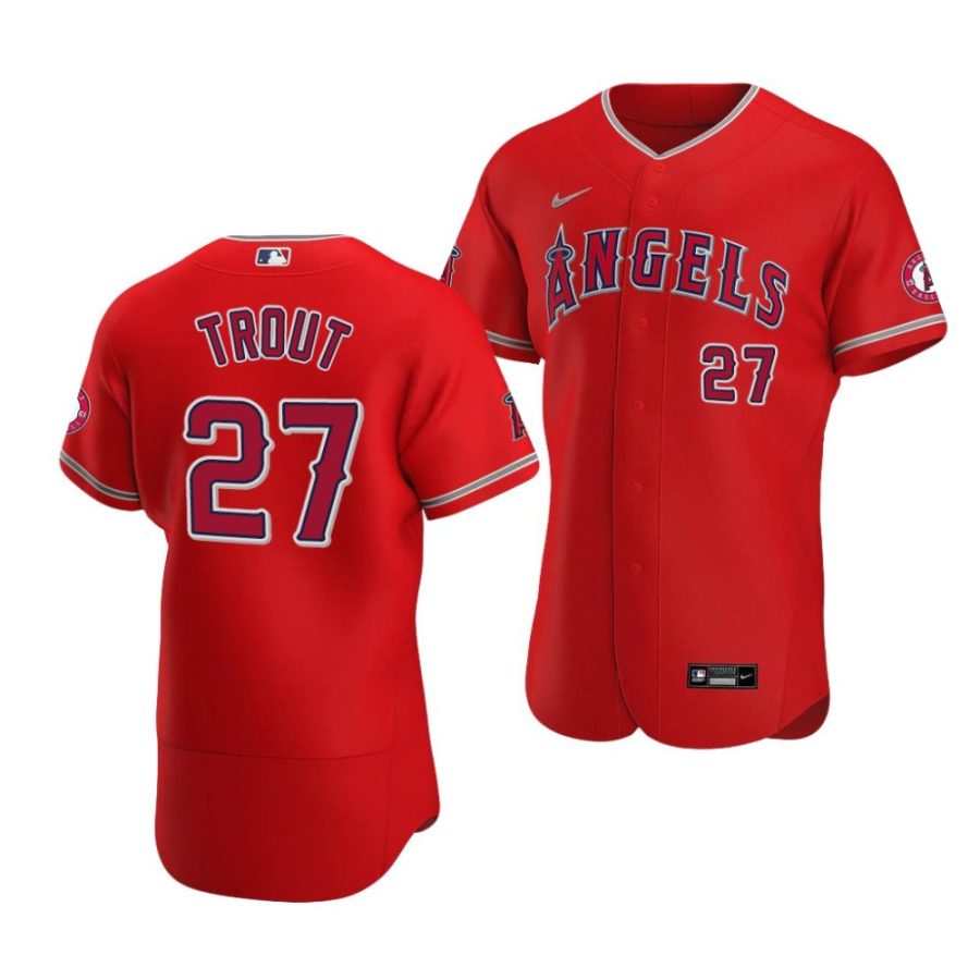 mike trout angels 2022authentic men's jersey scaled