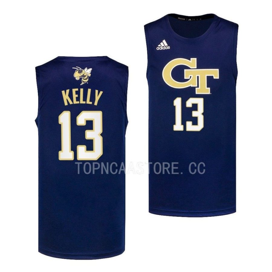 miles kelly georgia tech yellow jackets swingman basketball 2022 23 jersey scaled