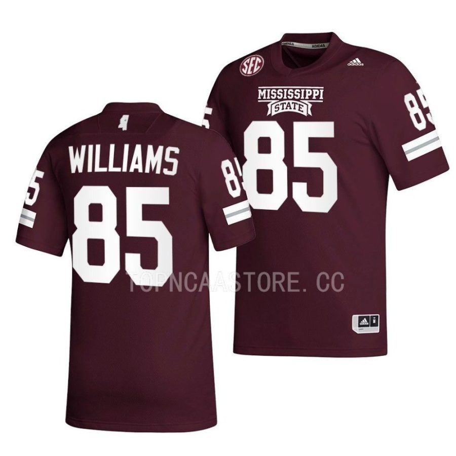 mississippi state bulldogs austin williams maroon 2022 egg bowl champs premier football jersey scaled