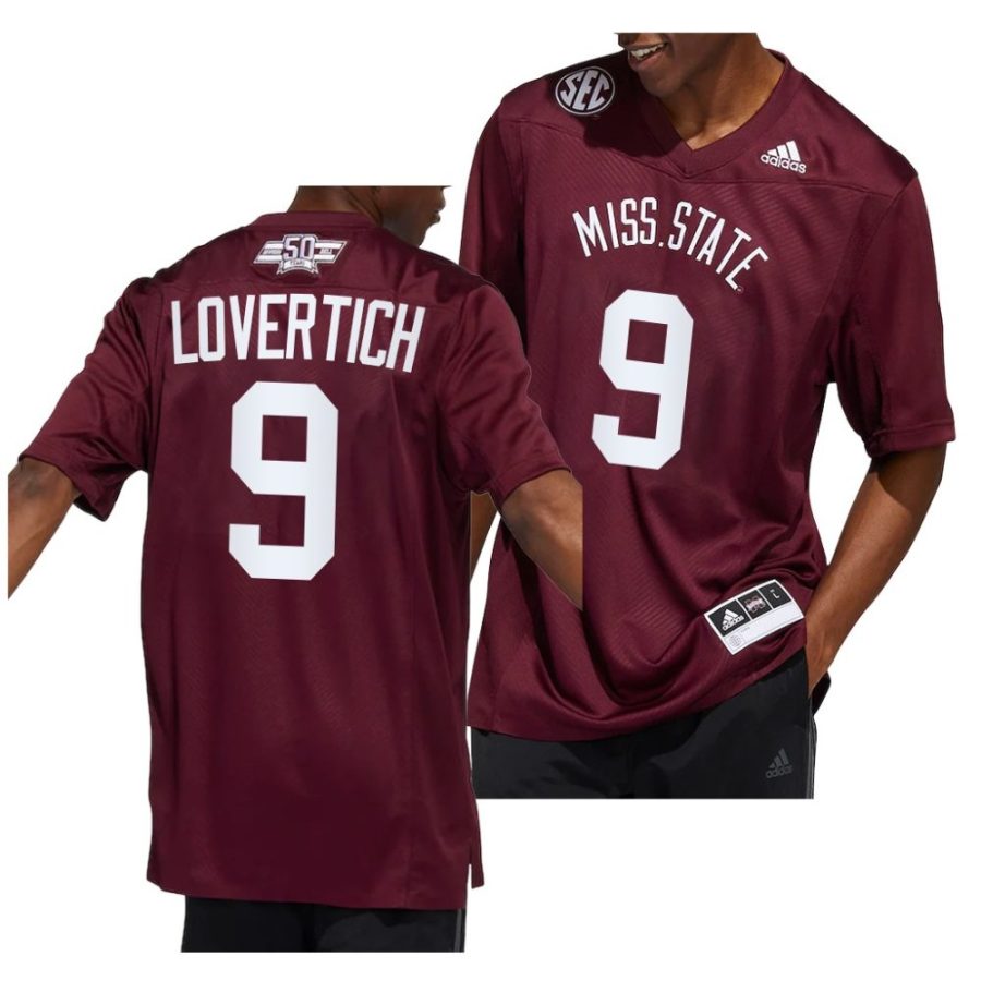 mississippi state bulldogs chance lovertich maroon dowsing x bell 50 year premier strategy jersey scaled
