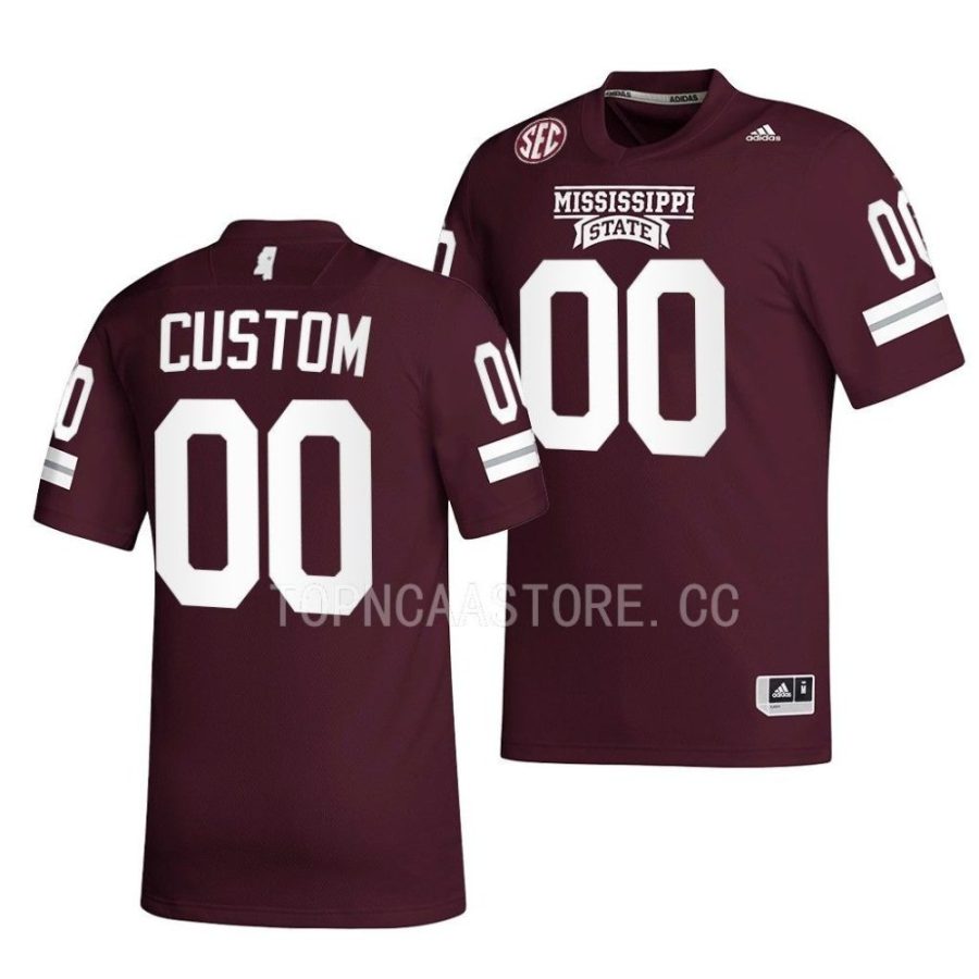 mississippi state bulldogs custom maroon 2022 egg bowl champs premier football jersey scaled