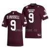 mississippi state bulldogs de'monte russell maroon 2022 egg bowl champs premier football jersey scaled