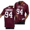 mississippi state bulldogs jeffery simmons maroon dowsing x bell 50 year premier strategy jersey scaled