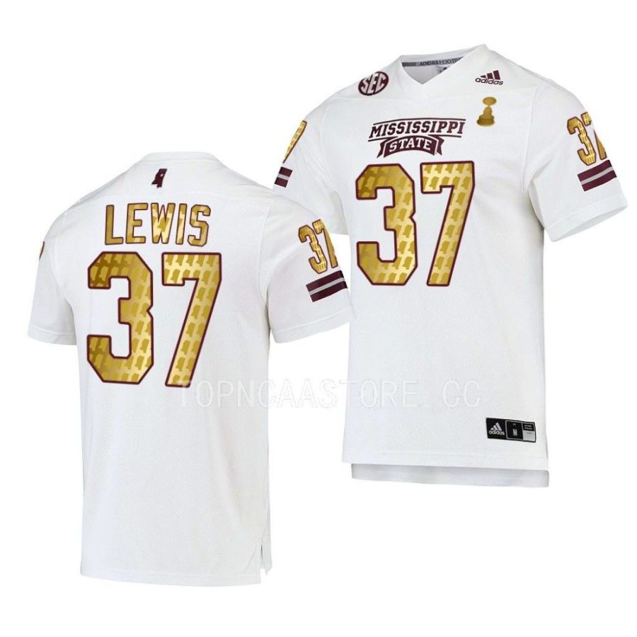 mississippi state bulldogs john lewis white 2022 egg bowl champions gold jersey scaled