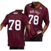 mississippi state bulldogs maroon dowsing x bell 50 year premier strategy jersey scaled