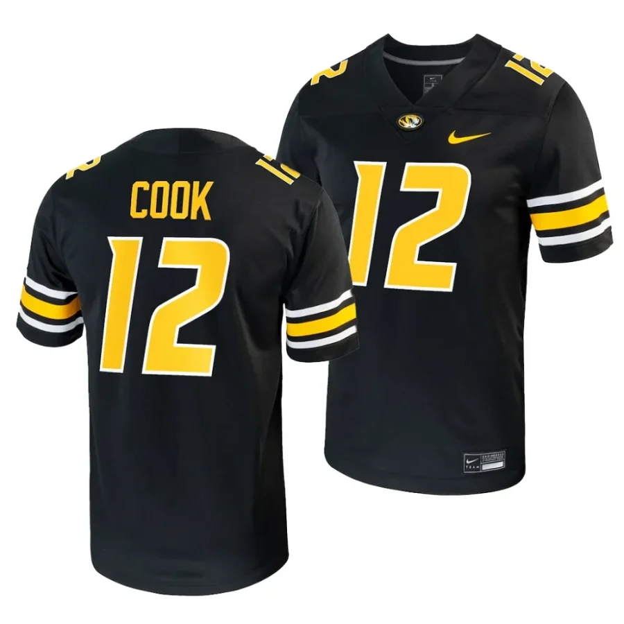 missouri tigers brady cook black nil football player jersey scaled