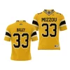 missouri tigers chad bailey gold nil player football jersey scaled