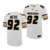 missouri tigers harrison mevis white untouchable game football jersey scaled
