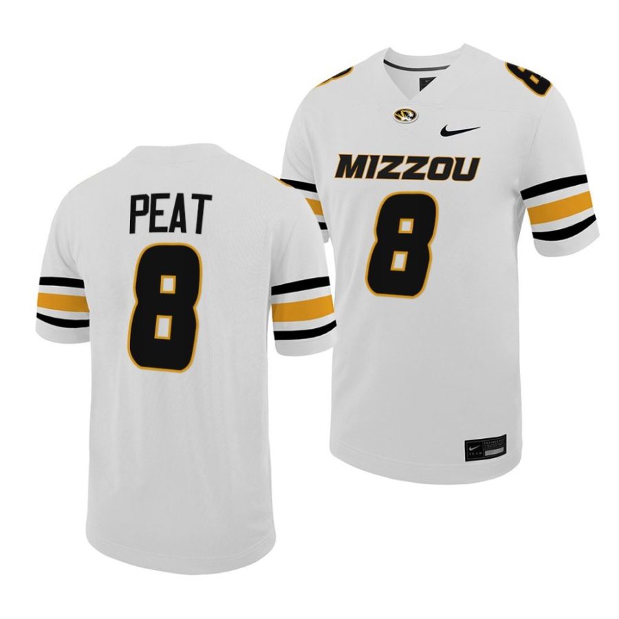 missouri tigers nathaniel peat white untouchable game football jersey scaled