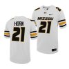 missouri tigers sam horn white untouchable game football jersey scaled