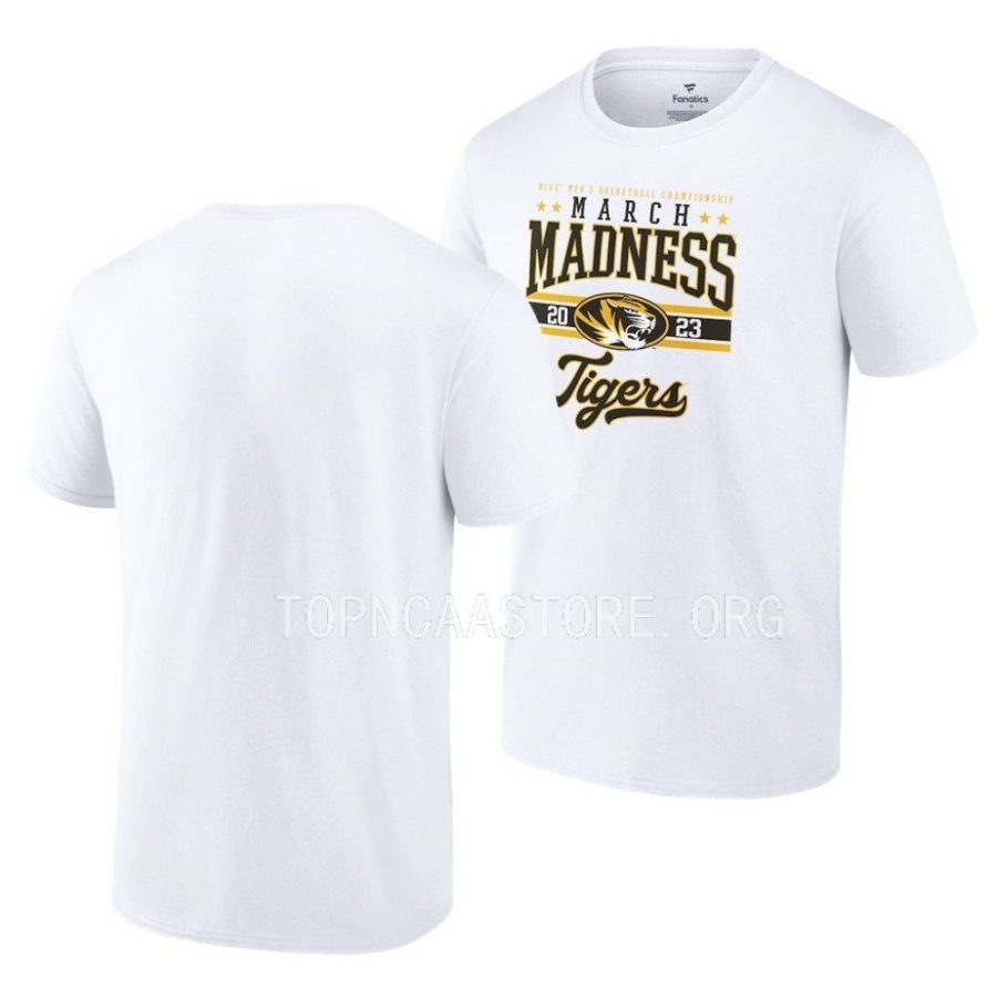 missouri tigers white 2023 ncaa march madness mens basketball tournament men t shirt scaled