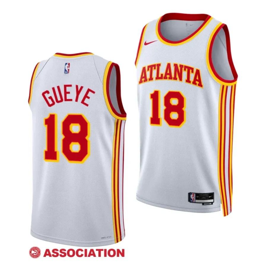 mouhamed gueye hawks 2023 nba draft white association edition men jersey scaled