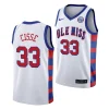 moussa cisse white college basketball jersey scaled