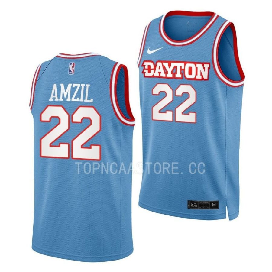 mustapha amzil dayton flyers college basketball 2022 23 swingman jersey scaled