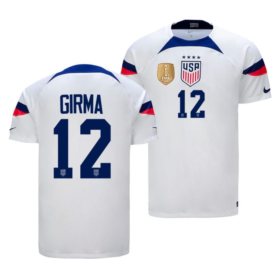 naomi girma white fifa badgehome uswnt jersey scaled