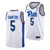 nate santos pitt panthers 2022 23college basketball homewhite jersey scaled