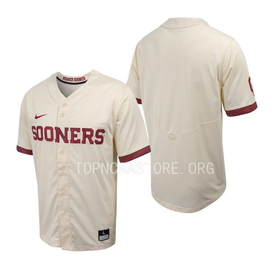 natural college baseball oklahoma soonersfull button jersey scaled