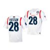 navy midshipmen amin hassan youth white 2022 special games jersey scaled