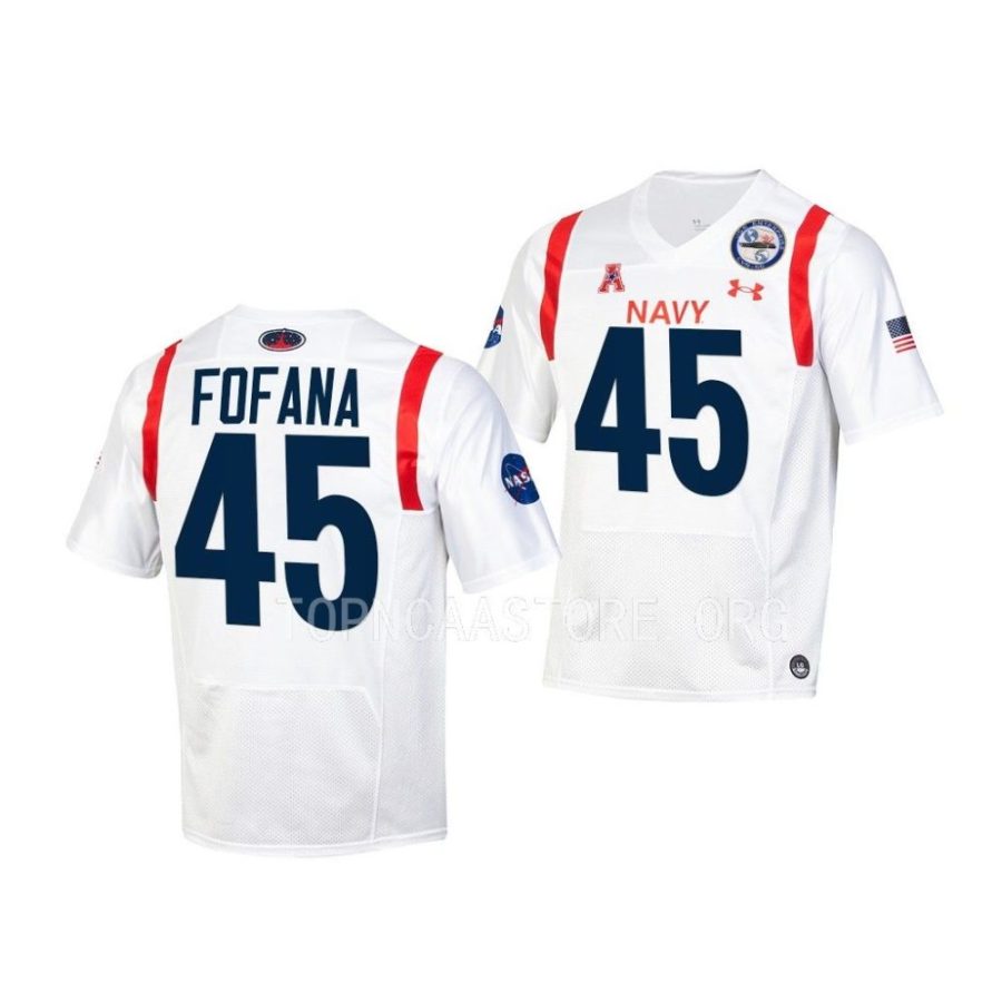 navy midshipmen daba fofana youth white 2022 special games jersey scaled