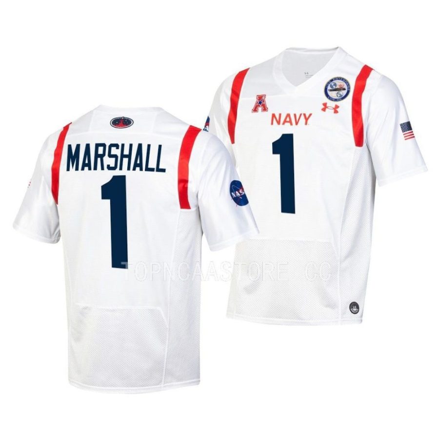 navy midshipmen john marshall white 2022 special games replica jersey scaled