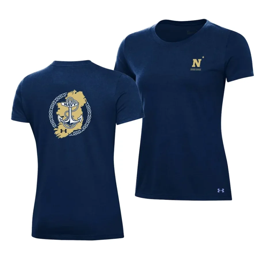 navy midshipmen navy 2023 aer lingus college football classic performance cotton women t shirt scaled