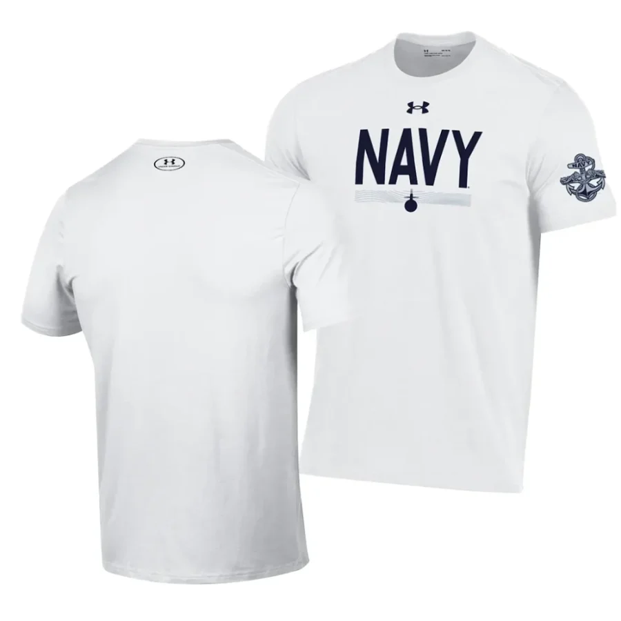 navy midshipmen white silent service anchor men t shirt scaled