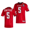 nc state wolfpack brennan armstrong red 2023 pop tarts bowl football jersey scaled