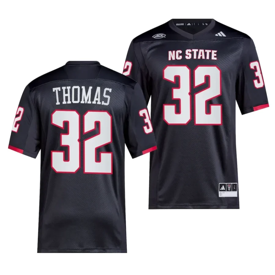 nc state wolfpack drake thomas black premier football jersey scaled