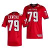 nc state wolfpack ickey ekwonu red college football jersey scaled