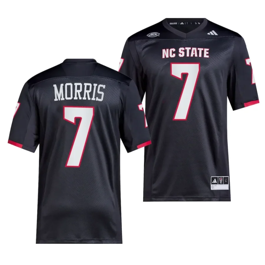 nc state wolfpack mj morris black 2023premier football jersey scaled