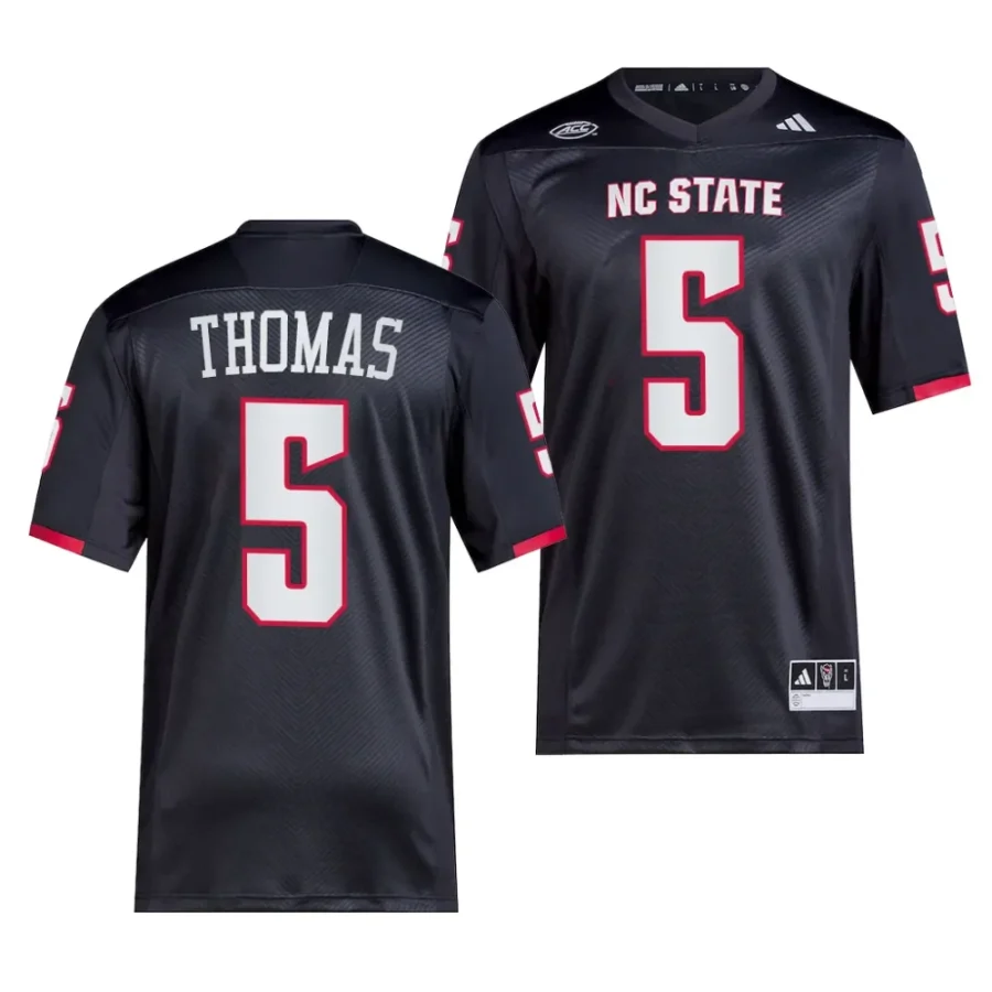 nc state wolfpack thayer thomas black premier football jersey scaled