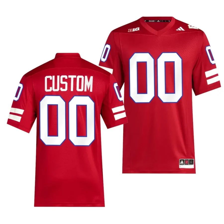 nebraska huskers custom scarlet memorial stadium 100th anniversary premier football jersey scaled