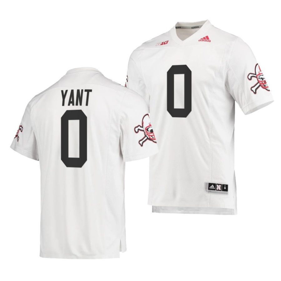 nebraska huskers jaquez yant white premier strategy football jersey scaled