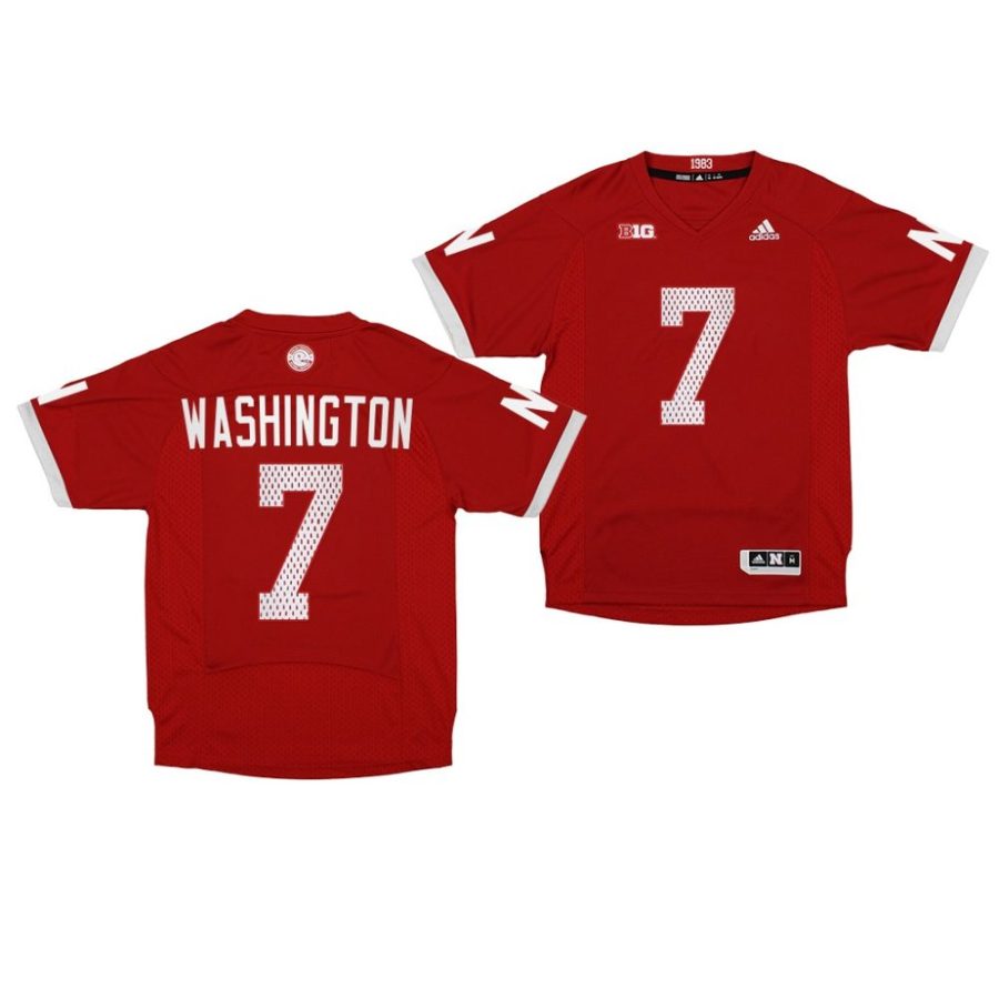 nebraska huskers marcus washington red 1983 throwback premier football jersey scaled