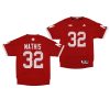 nebraska huskers ochaun mathis red 1983 throwback premier football jersey scaled