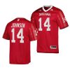 nebraska huskers rahmir johnson crimson premier football jersey scaled