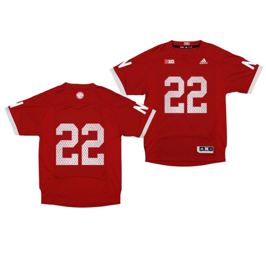 nebraska huskers red 1983 throwback premier football jersey scaled