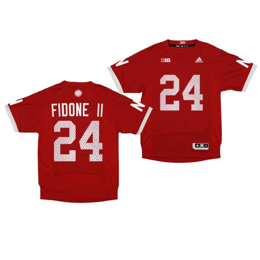 nebraska huskers thomas fidone ii red 1983 throwback premier football jersey scaled